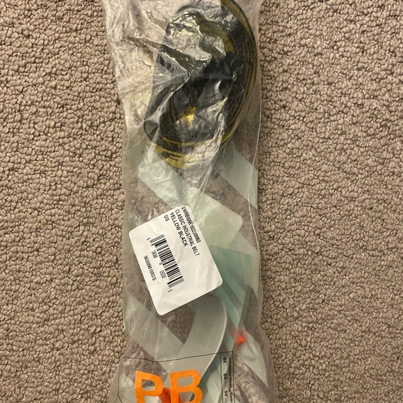 100% Authentic Yellow Off-White Industrial Belt - Picture 5 of 6